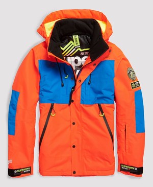 Superdry SD Mountain Férfi Kabát Narancssárga | HJCVL9036